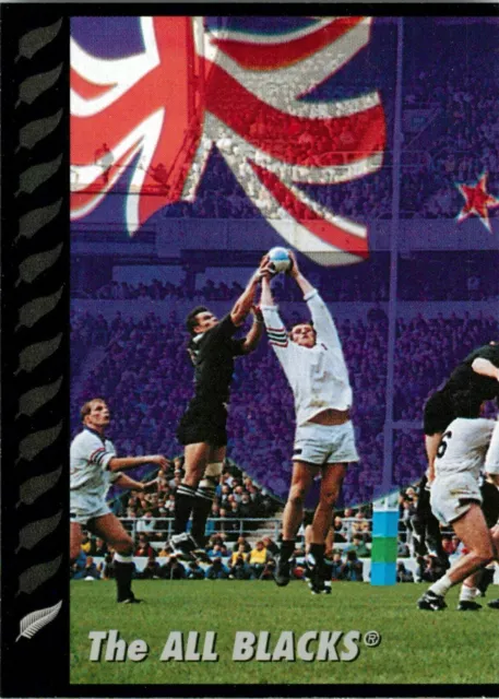 ✺New✺ 1995 NEW ZEALAND ALL BLACKS World Cup Card VS ENGLAND Card 1 of 3