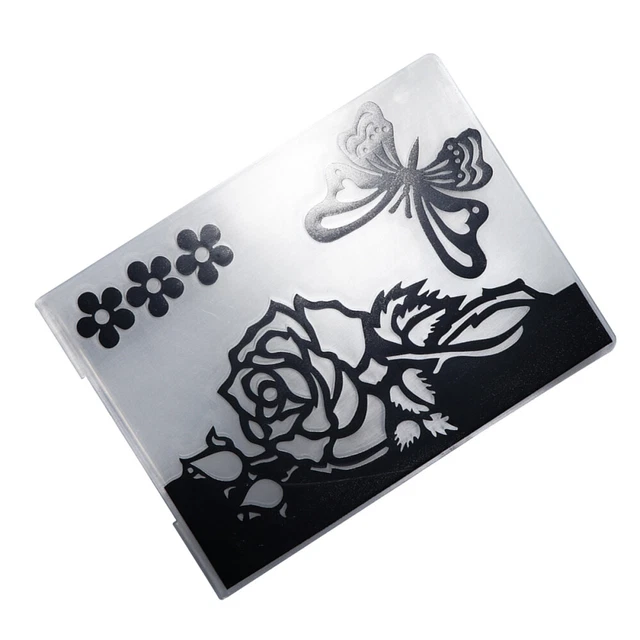 Cartella Goffratura Grande Fiore - Stencil Per Scrapbooking, Carta E Biglietti Fai Da Te - Foto 8