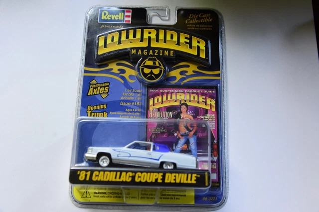 '81 Cadillac Coupe DeVille 1:64 Revell他 Rare Revell 1/64 Low Rider 81 Cadillac Coupe Deville Mini