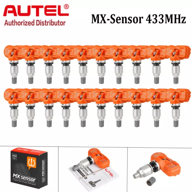 20x AUTEL MX Sensor 433 MHz Reifendruck Auto Diagnose RDKS TPMS Codierung PKW