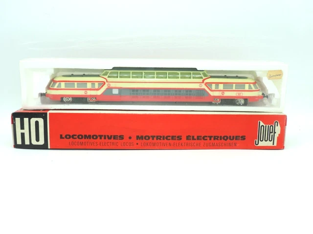 Autorail Panoramique Jouef HO "Genève - Nice" - Modèle D'occasion, Fabrication Française Par Lima - Pour Train Miniature