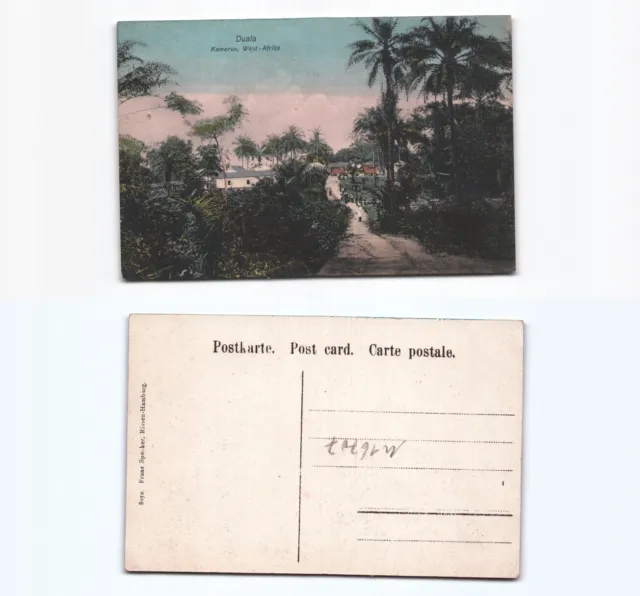 (n16707)   Ansichtskarte Duala kamerun deutsche Kolonie, ungebraucht, Verla
