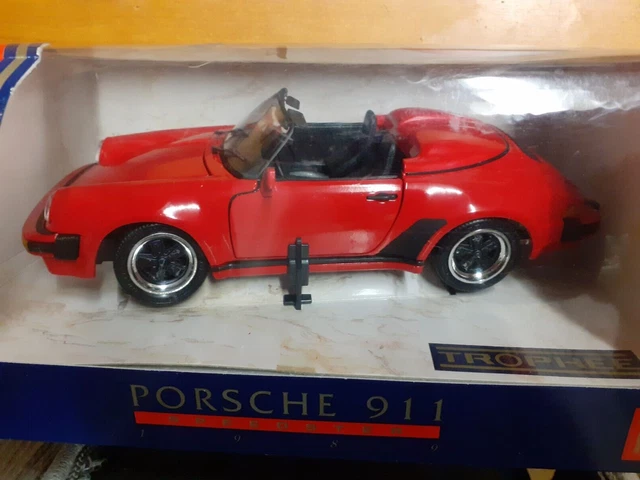 Miniature Porsche 911 Speedster 1989 - Échelle 1/18 Par Maisto - Occasion - Pièce Collection