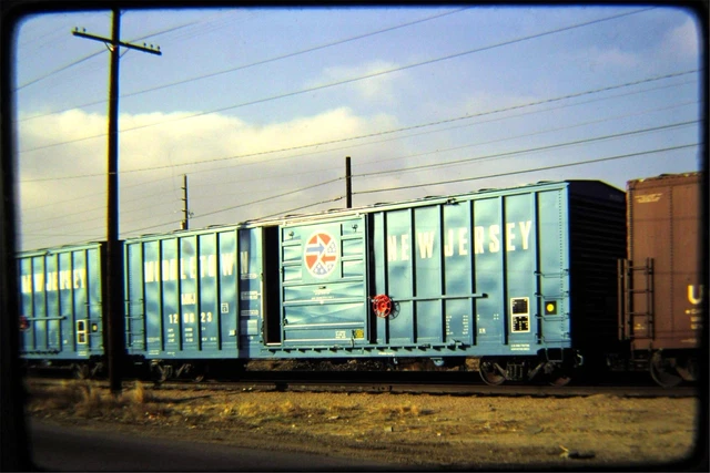 Original Railroad Slide OSLD MNJ 120623 Box Car Denver CO 11/19/78