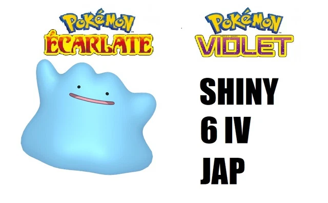Pokémon Écarlate/Violet - Métamorph Shiny 6IV + Master Ball (Switch, Neuf)