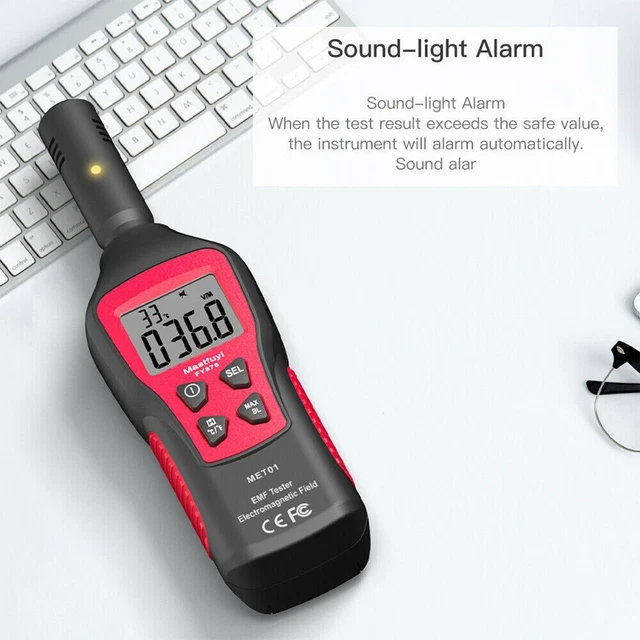 Rilevatore Di Radiazioni 3 In 1 &ndash; Dosimetro Geiger Con Tester EMF &ndash; Unbranded