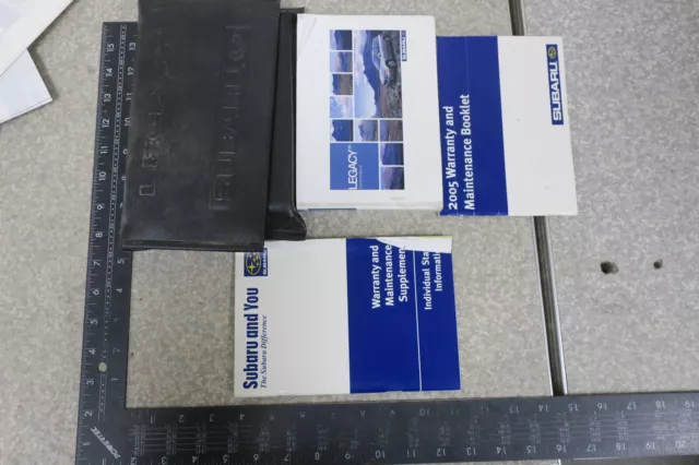 Subaru Legacy Owner's Manual 2005 Book Set 05 Free Shipping OM717