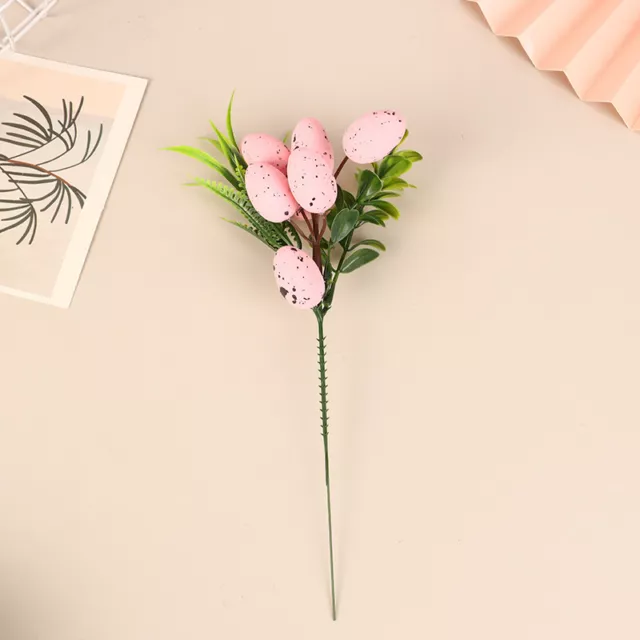 Artificial Easter Egg Cuttings Branch Festival Party Home Vase Decor Gifts