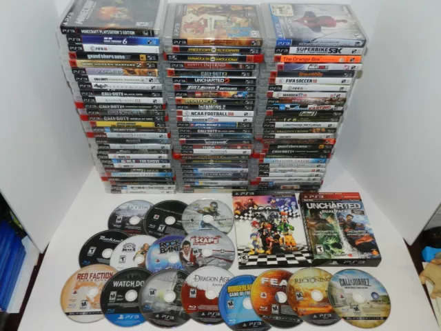 Playstation 3 PS3 Games - Pick and Choose - Tested, Most Complete in Box  (CIB)