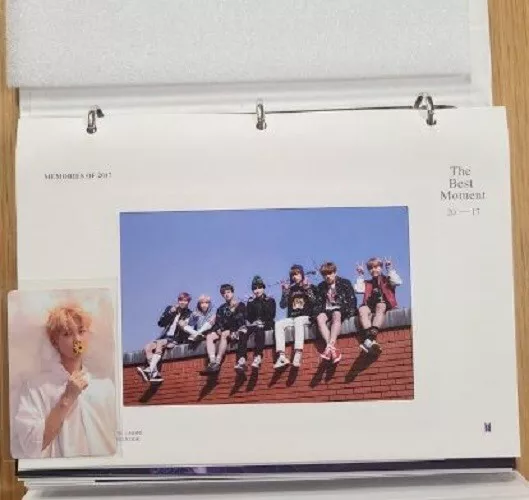 BTS MEMORIES OF 2017 DVD FULL SET RM Photocard+Gift Bangtan Boys Official kpop