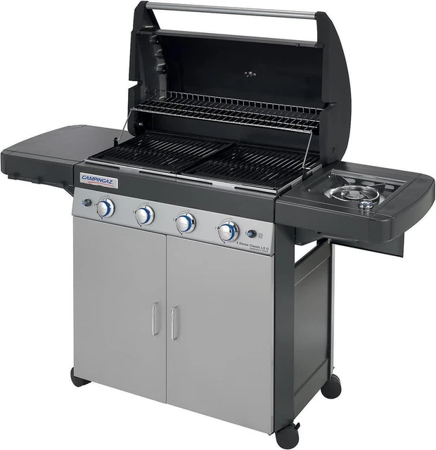 Campingaz Gasgrill 4 Series LSG BBQ Grill Seitenbrenner Grillwagen Grillstation