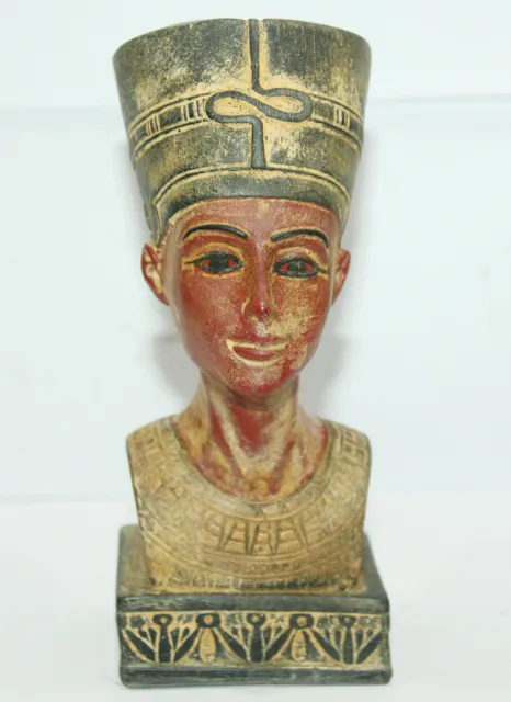 Rare Ancient Egyptian Antique Statue of Pharaonic Queen Nefertiti Egyptology BC