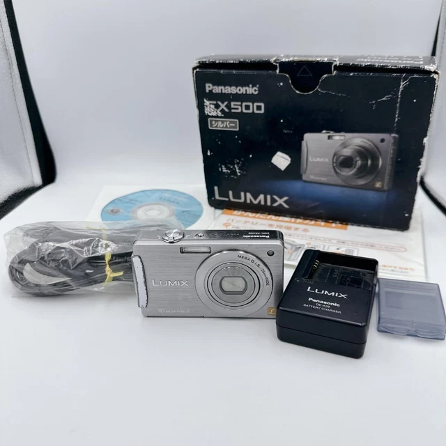 PANASONIC LUMIX DMC-FX500 Digital Camera Full Set $187.48