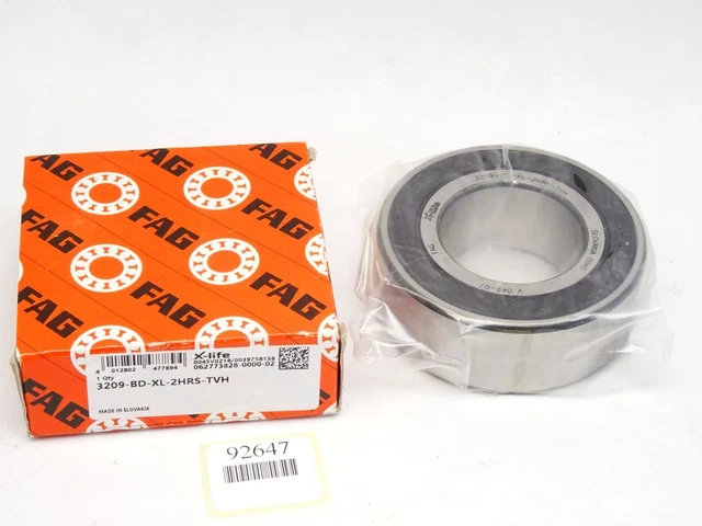 FAG Roulement à Billes 3209-BD-XL-2HRS-TVH / Neuf Emballage D'Origine