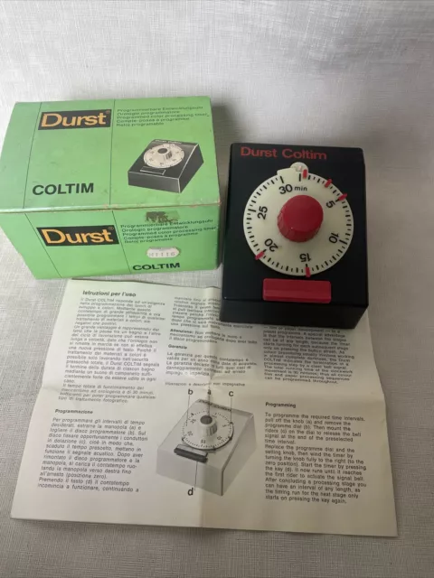 Durst Coltim Programming Colour Processing Timer Dark Room Equipment Boxed