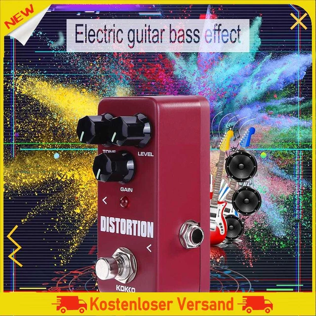 KOKKO Guitar Effect Pedal Distortion Block 9V Adapter Power Supply Accessories