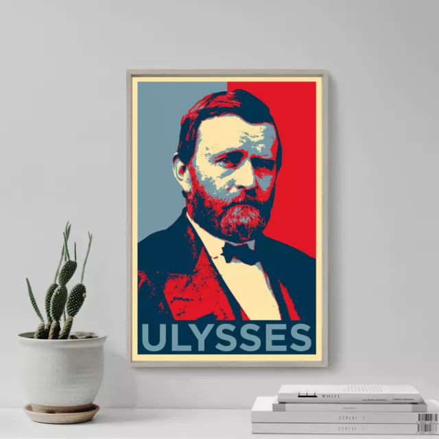 Ulysses S. Grant Art Print 'Hope' - Photo Poster Gift - USA President