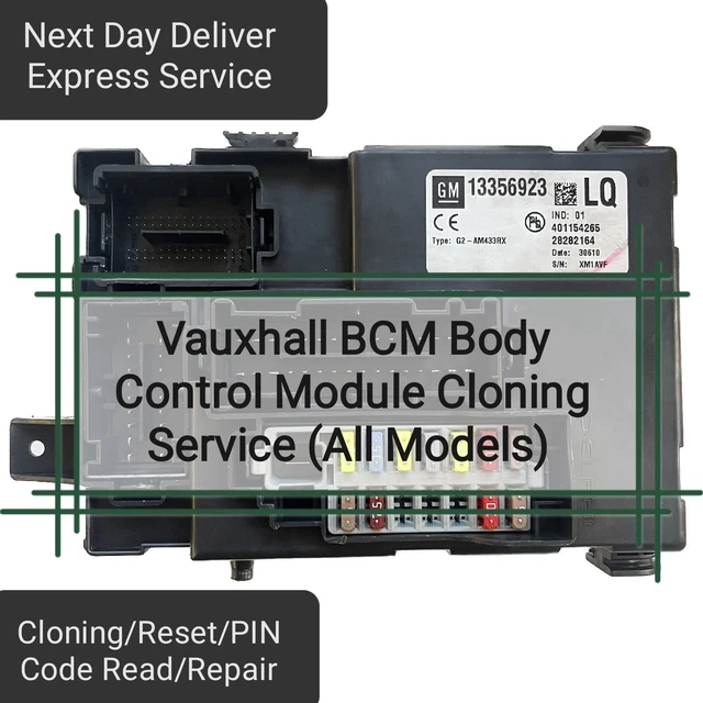 VAUXHALL INSIGNIA BODY CONTROL MODULE BCM 13578704, cloning service Birmingham £199.00 PicClick UK