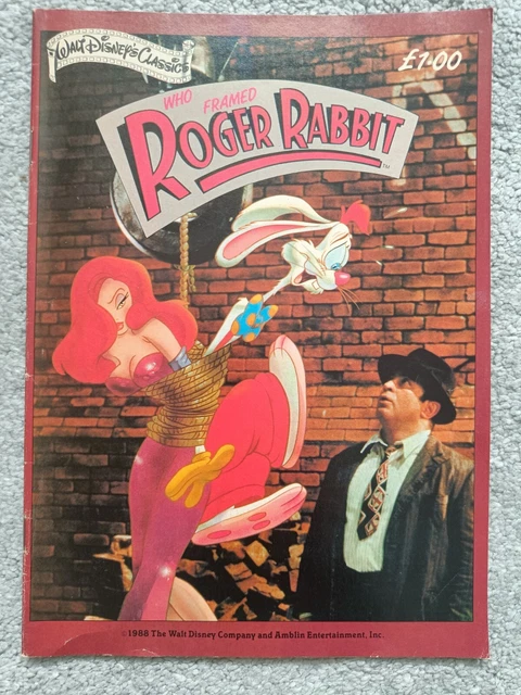 COMIC - WHO Framed Roger Rabbit The Comic Book 1988 VGC 1st Amblin ...