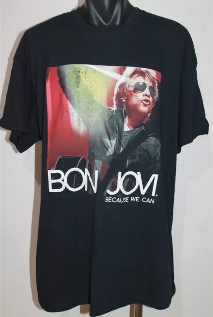 Bon Jovi Because We Can Australia Tour 2013 T-Shirt Size XXL Music Concert