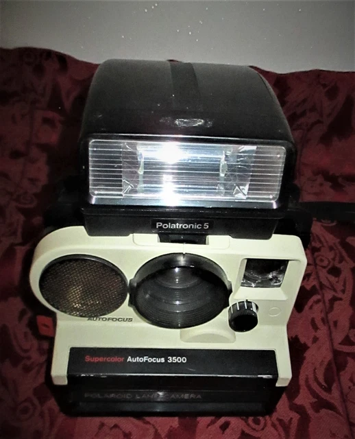Polaroid Land Camera Con Flash Polatronic 5 Supercolor Autofocus 3500