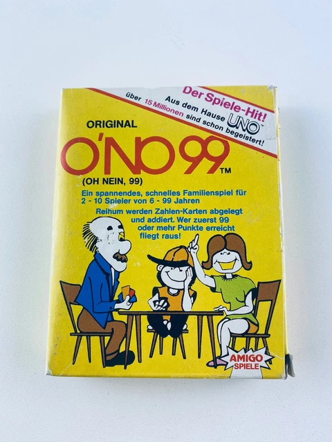 O'NO 99 OH Nein 99 Ono 99 Kartenspiel von Amigo 1986 Vintage Familienspiel EUR 17,90 - PicClick DE