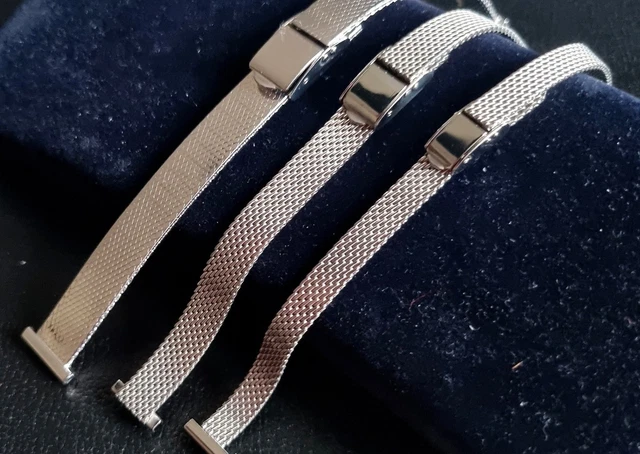 Bracelet De Montre ZRC En Acier Inoxydable - Style Vintage - 18 Mm