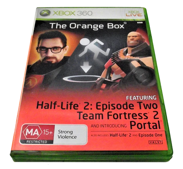 THE ORANGE BOX Xbox 360 PAL Half Life Team Fortress 2 Portal VGC