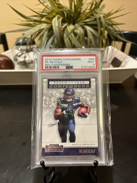 2019 Panini Contenders #RYA-DM DK Metcalf PSA 9 RC Rookie Seahawks🔥