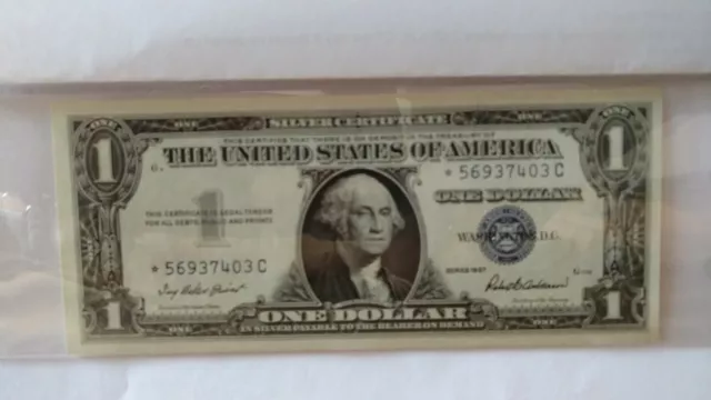 fR.1619* {4} 1957 $1 SILVER CERTIFICATE in Consecutive Order all in Crisp.