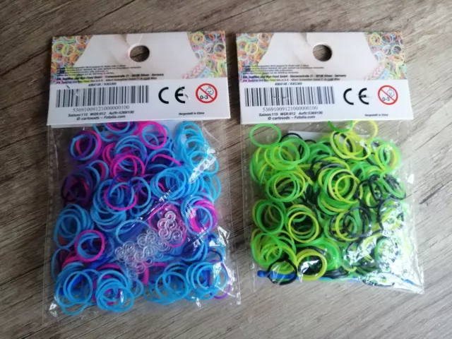 Loom Bänder Gummibänder Set für Armbänder Loops Gummis Loom Bänder Neu/ OVP