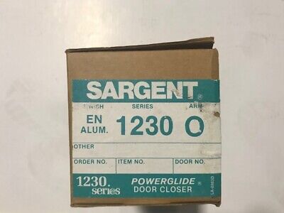 SARGENT HARDWARE DOOR CLOSER Sargent 1230 O EN. Regular arm mount w/ full cover