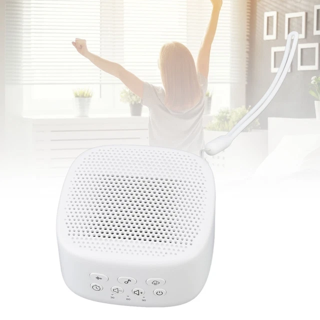 HG Sleep Sound Machine Temporizzazione Intelligente Regolabile Volume USB Ricarica Bianco