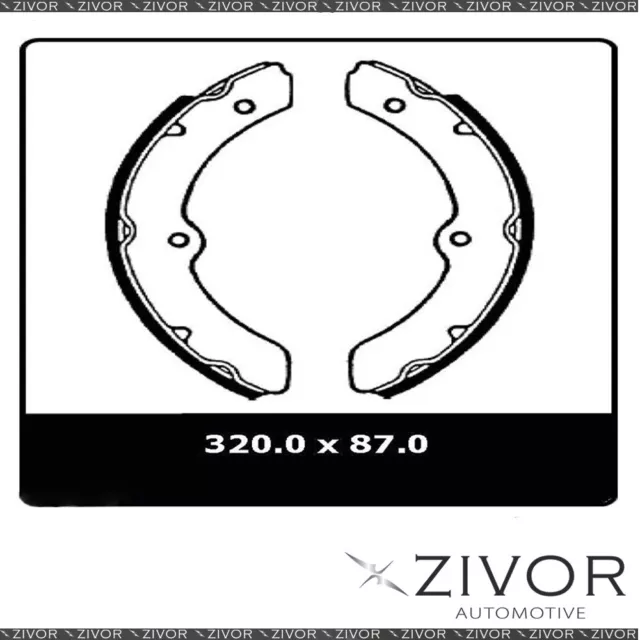 New PROTEX Brake Shoes - Rear For TOYOTA COASTER HZB30R 2D Bus RWD 1990 - 1993