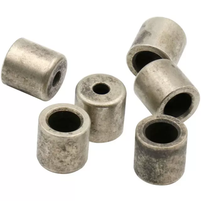 NEW (6) String Bushings Flush Fit Smooth Guitar Body Ferrules 3/8" Tele - AGED N