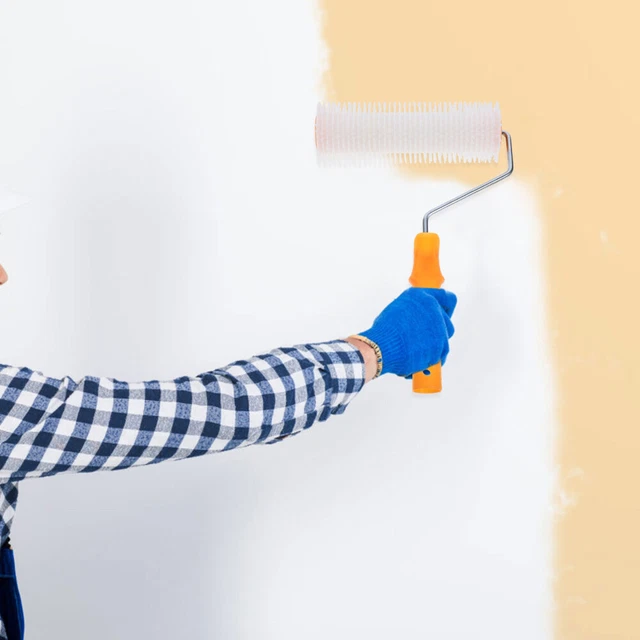 ROLLER DECKING SPIKED Screeding Compound Vent Paint Brush Rollers £13.