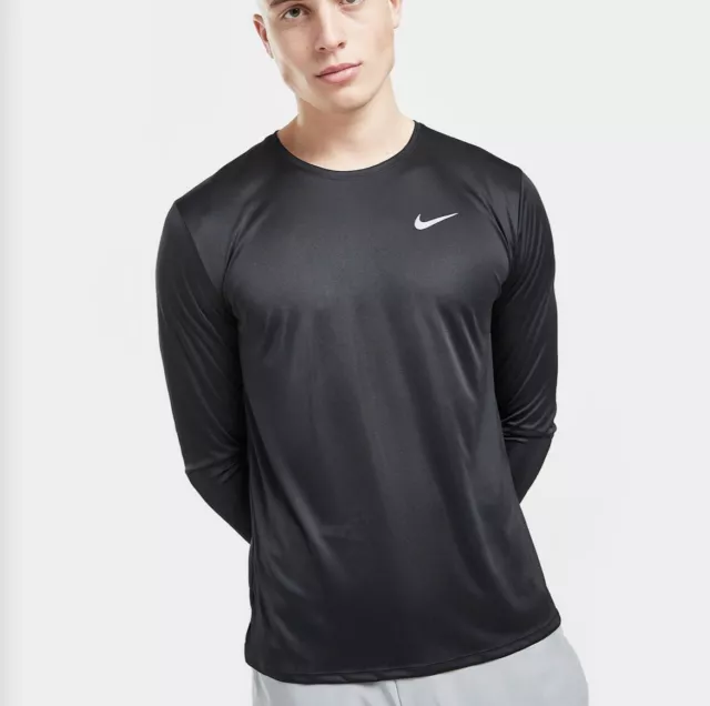 T-shirt Nike Dri-FIT Miler manica lunga running top DD4577 - 010