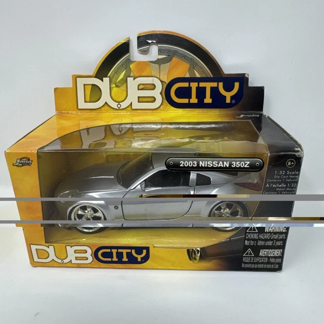 DUB CITY BIGTIME Muscle 2003 Nissan 350Z Silver Vehicle Jada Toys