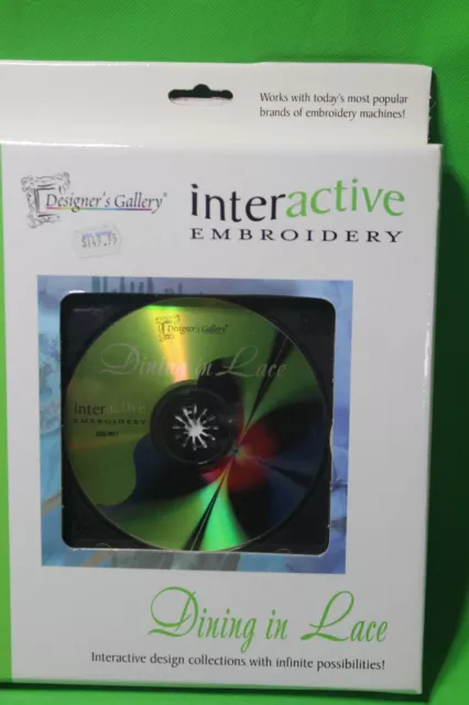 Nuevo En Paquete Galería de Diseñador Bordado Interactivo Comedor Encaje ¡Nuevo!¡!