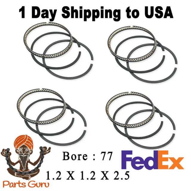 2000-2006 Mini Cooper R52 R50 R53 1.6 L & 1.4 L Piston Rings Set W11B16A W10B16A