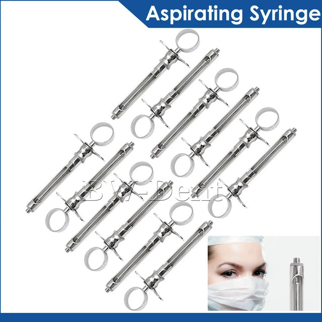 DENTAL ASPIRATING SYRINGE Anesthetic Anesthesia Injection Self