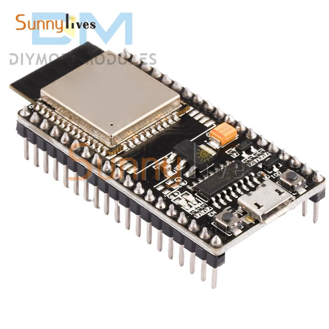ESP32-DEVKITC CORE DEVELOPMENT Board Module ESP32-WROOM-32E Expansion ...