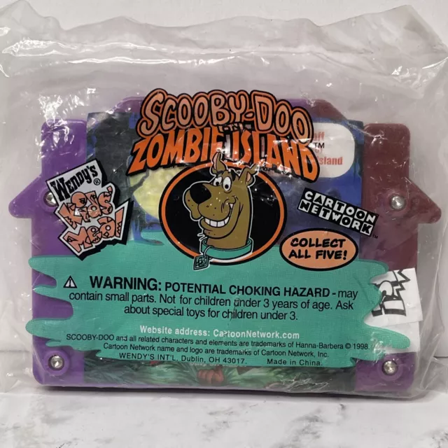 1998 WENDYS SCOOBY Doo on Zombie Island New in Package Sealed 12.99