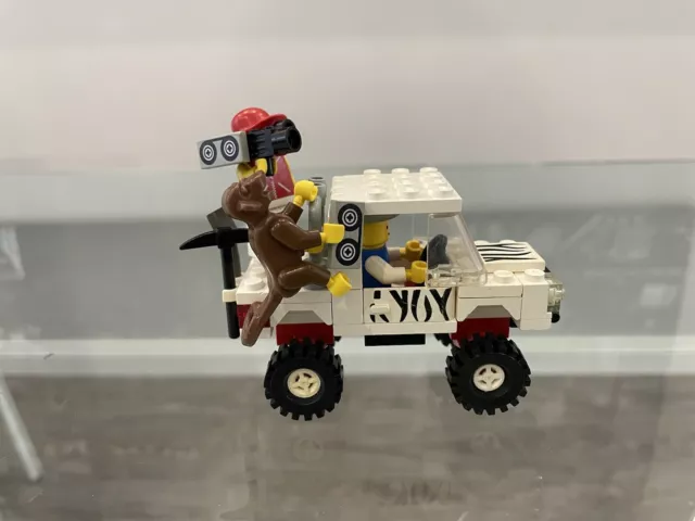 Lego 6672 Jeep per Safari con Cameraman e Scimmia Completo Come Da Foto