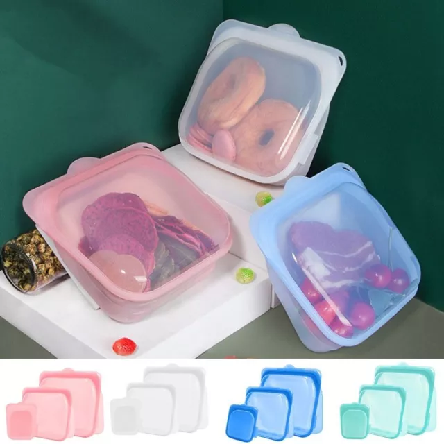 Reusable Freezer Food Container Food-Grade Freezer Bag  Kitchen