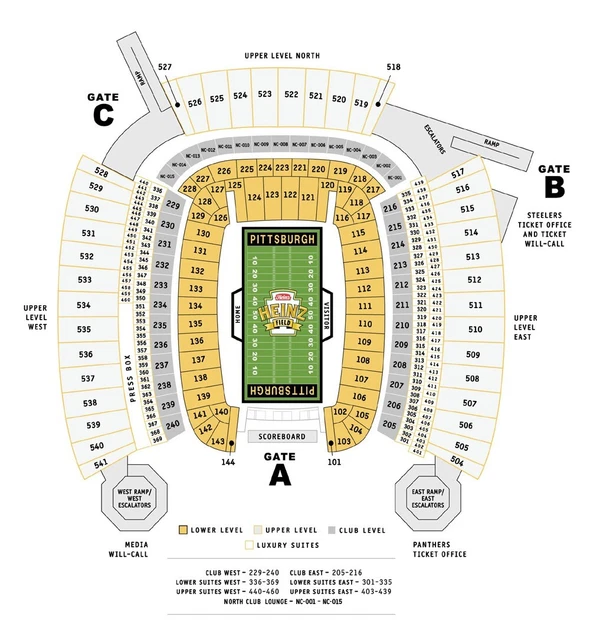 2 Steelers vs. Bengals Tickets / Dec. 23rd @ Pittsburgh / Sec. 218 Row H