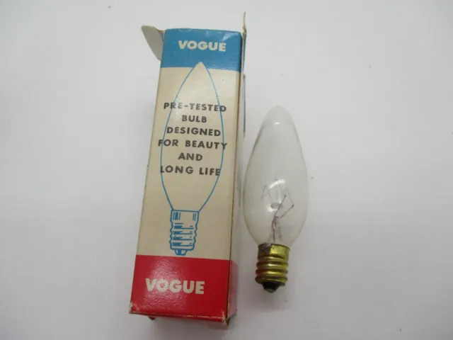 Vogue Candelabra Base 25-Watt 120v Teardrop Light Bulb Clear