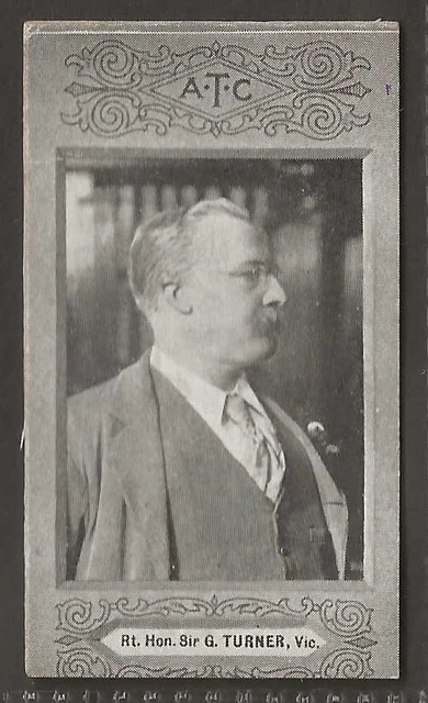 Atc A.t.c. (Usa)-Australian Parliament 1901-#42- Rt. Hon. Sir Turner