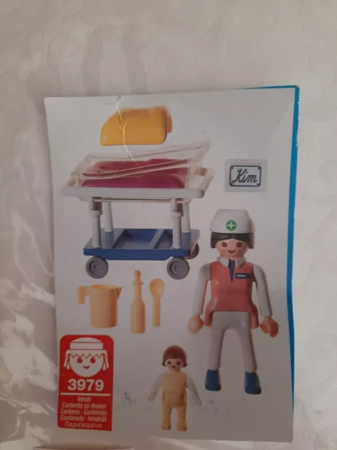 Playmobil Krankenschwester 3979 Hebamme mit Baby