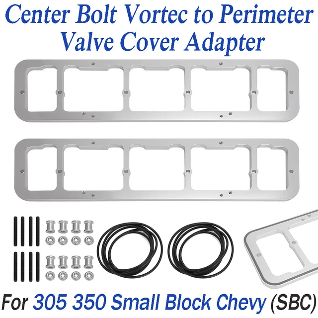 FOR 305 350 Small Block Chevy SBC Center Bolt Valve Cover Spacers ...